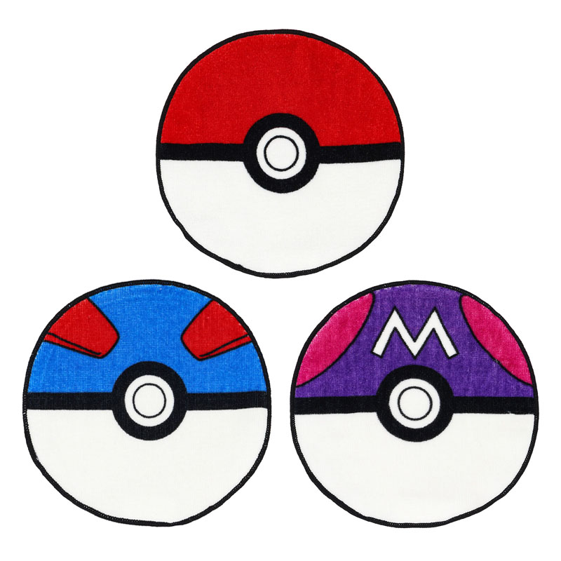 ミニタオル3枚組セット ポケットモンスター〈モンスターボール〉 16×16cm