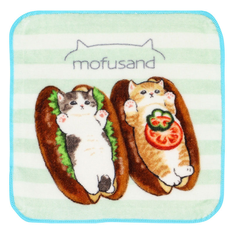 ミニタオル3枚セット mofusand 16×16cm