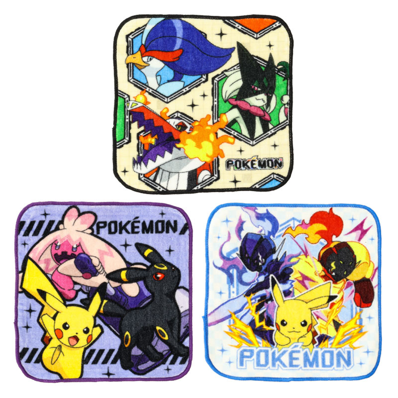 ミニタオル 3枚組セット ポケットモンスター