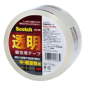 透明梱包用テープ 中軽量物用替え 50M 透明