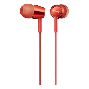 密閉型インナーイヤーレシーバー MDR-EX155 RQ レッド