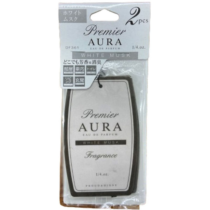 AURA ペーパーフレグランス 2P ホワイトムスク
