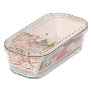 レンジスタック 耐熱ガラス 保存容器 650ml