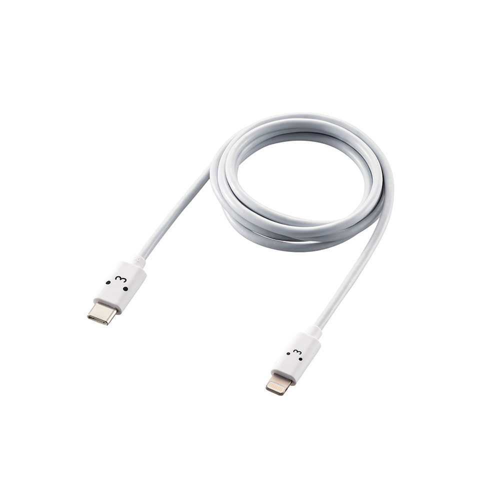 USB-C(TM) to Lightningケーブル(スタンダード) 1.0m ホワイトフェイス