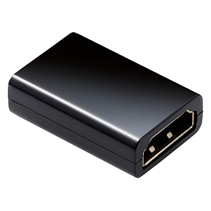 HDMI アダプタ 延長 金メッキ 4K 60p AD-HDAASS01BK