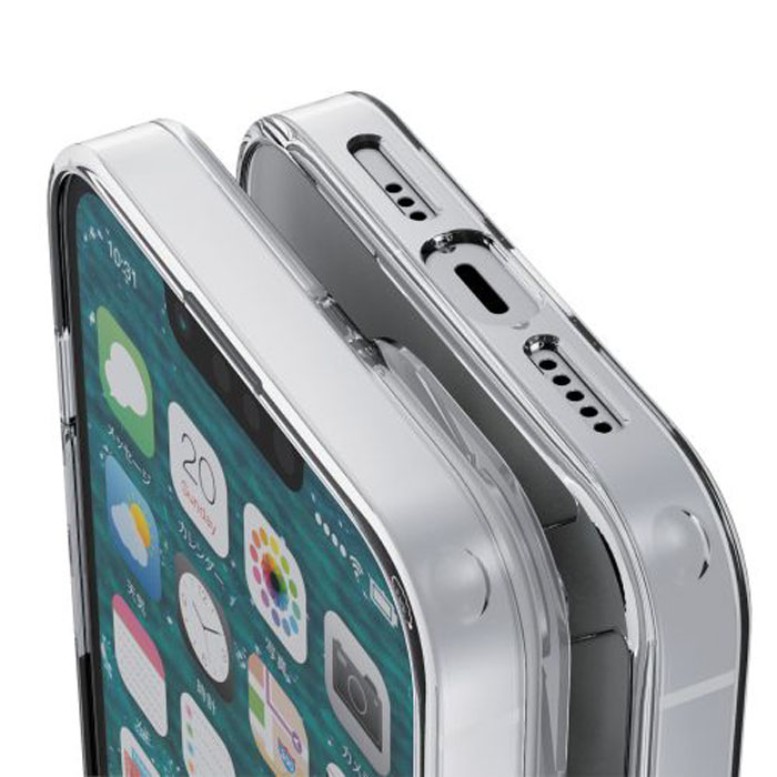 iPhone 14 ハイブリッドケース PM-A22AHVCKCR