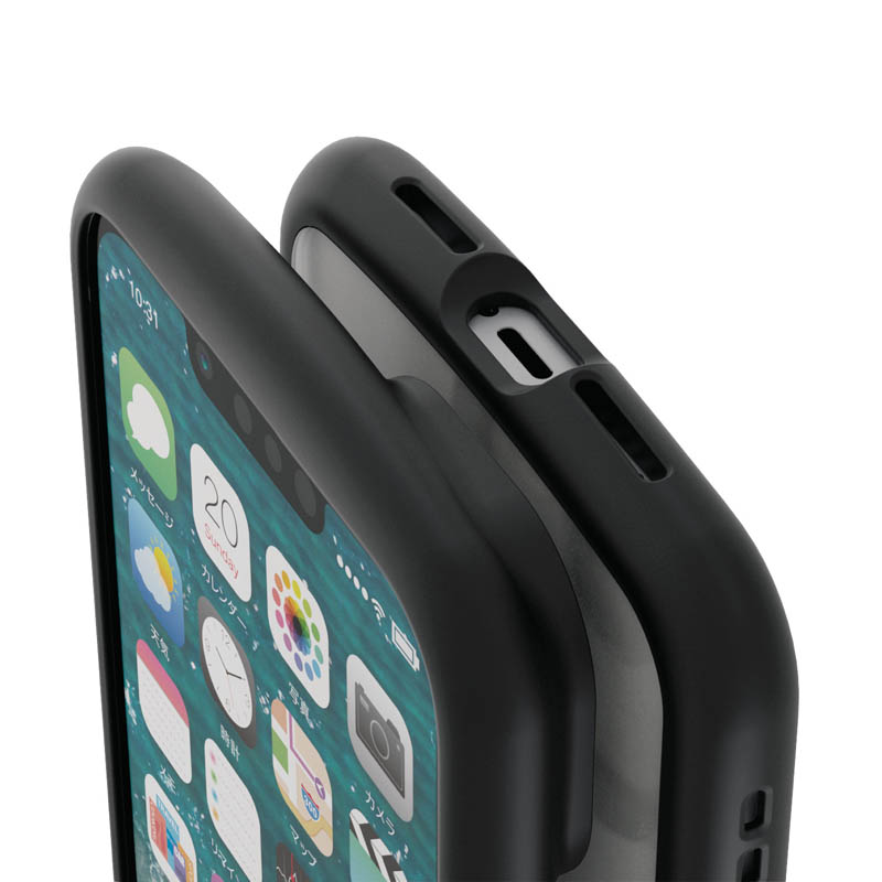 【お取り寄せ商品】iPhone 14 TOUGH SLIM LITE フレームカラー ブラック
