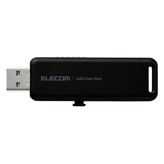 SSD 外付け 250GB スライド式 ノック式 高速 耐衝撃 ブラック ESD-EMB0250GBK