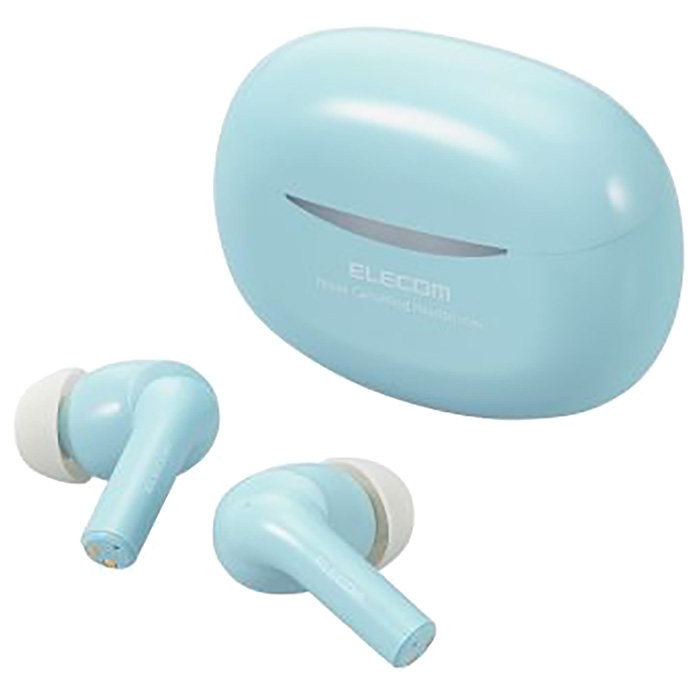 ワイヤレスイヤホン Bluetooth ノイズキャンセリング Type-C 充電 ブルー LBT-TWS15BU