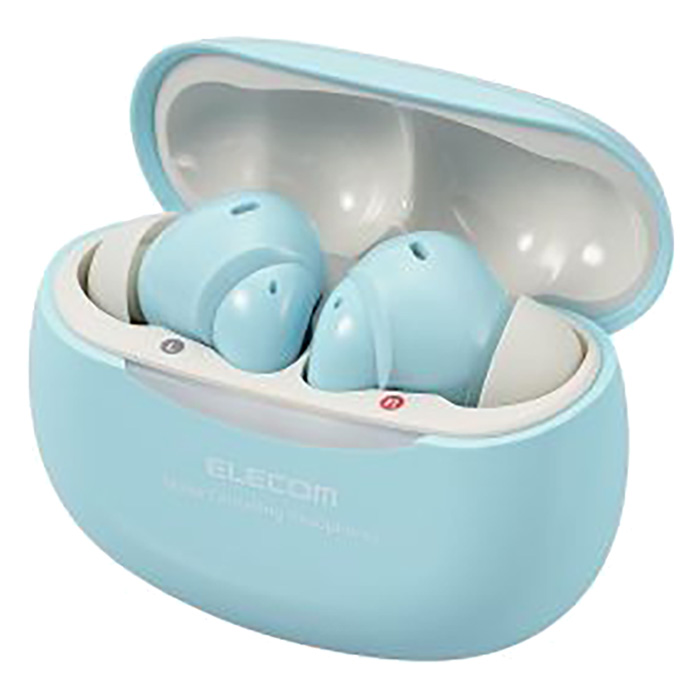 ワイヤレスイヤホン Bluetooth ノイズキャンセリング Type-C 充電 ブルー LBT-TWS15BU