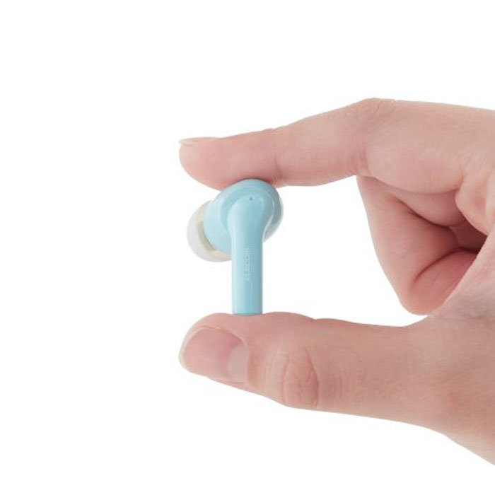 ワイヤレスイヤホン Bluetooth ノイズキャンセリング Type-C 充電 ブルー LBT-TWS15BU