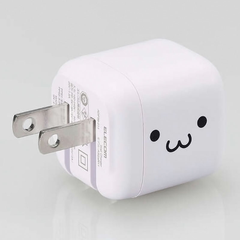 USB PD 30W AC充電器(C×1) しろちゃん(ホワイト×ブラック) MPA-ACCP7830WF
