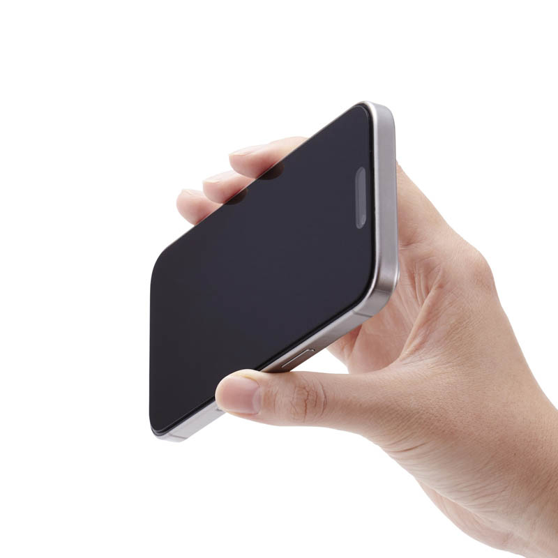 【お取り寄せ商品】iPhone 16 iPhone 15 ガラスフィルム 上下左右 のぞき見防止