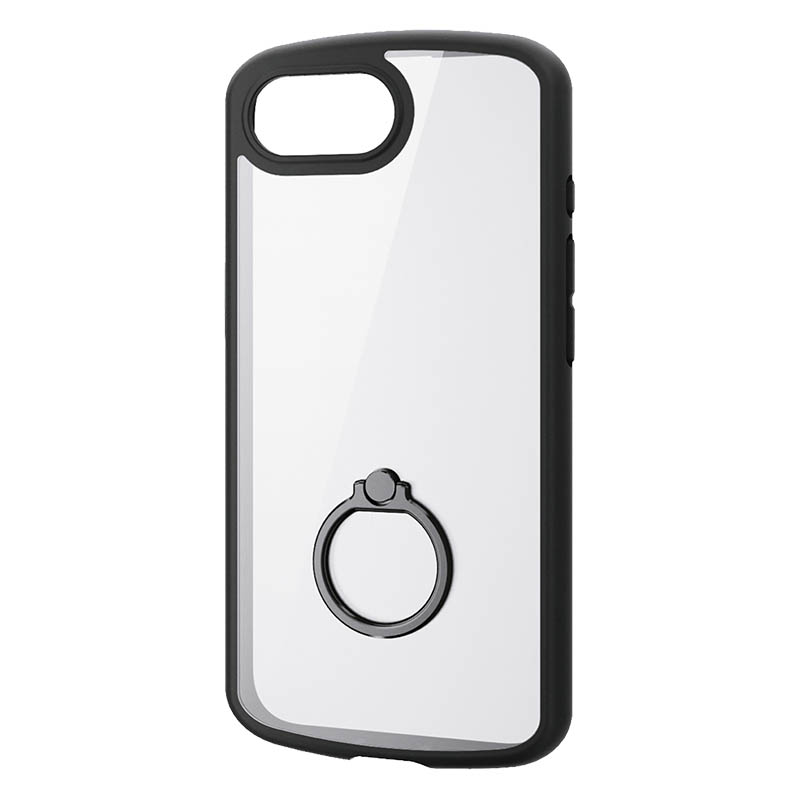 【お取り寄せ商品】iPhone 17e 16e TOUGH SLIM LITE ハイブリッドケース フレームカラー ブラック 背面クリア リング付