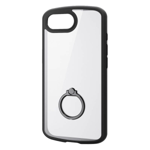 【お取り寄せ商品】iPhone 17e 16e TOUGH SLIM LITE ハイブリッドケース フレームカラー ブラック 背面クリア リング付