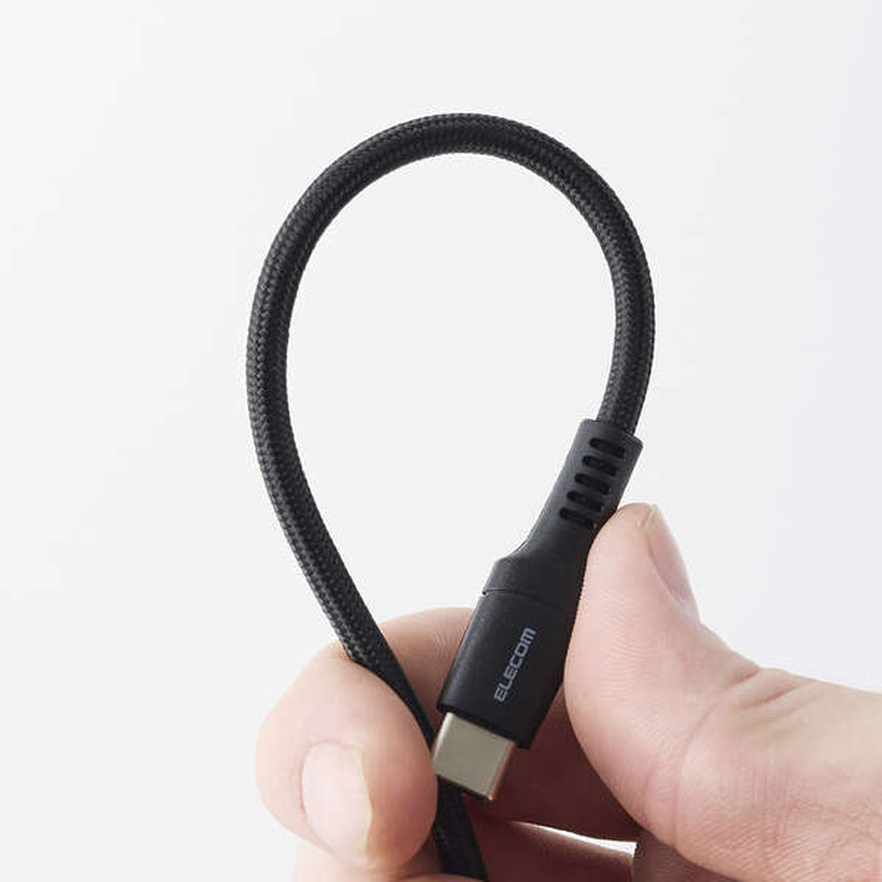 USB2.0ケーブル(USB Type-C(TM) - USB Type-C｜240W｜高耐久) 2.0m ブラック