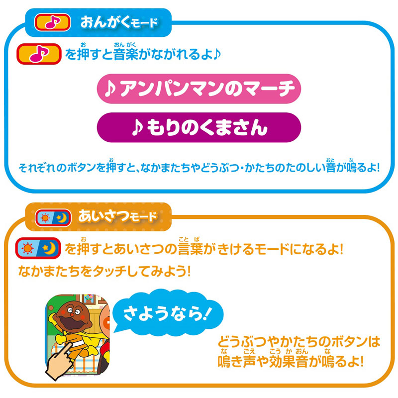 アンパンマン おしゃべり知育パッドミニ