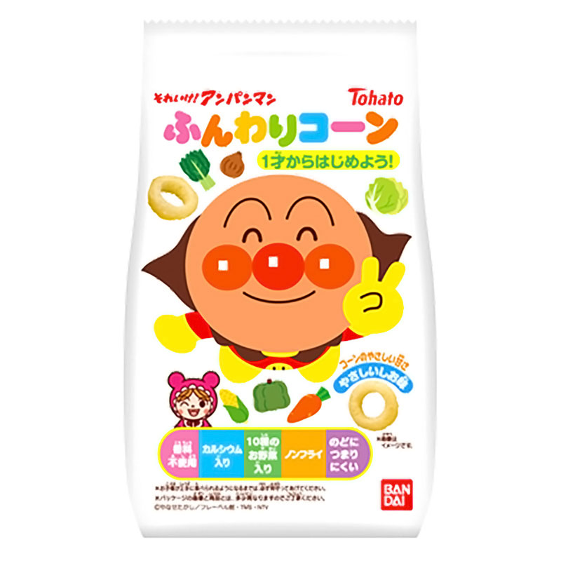 アンパンマン ふんわりコーン やさしいしお味