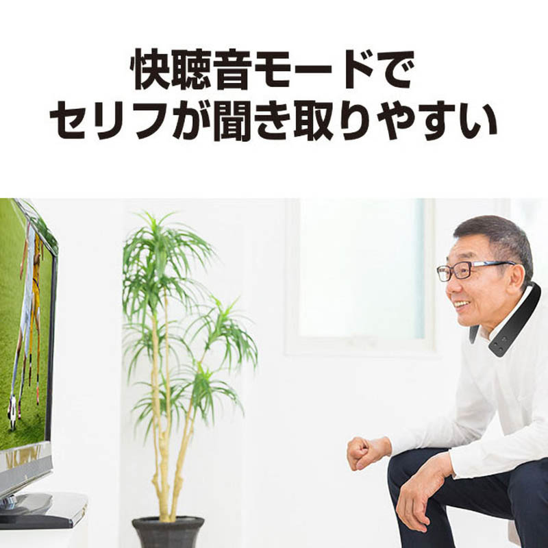【お取り寄せ商品】ワイヤレスネックスピーカー  SC-WN10-K