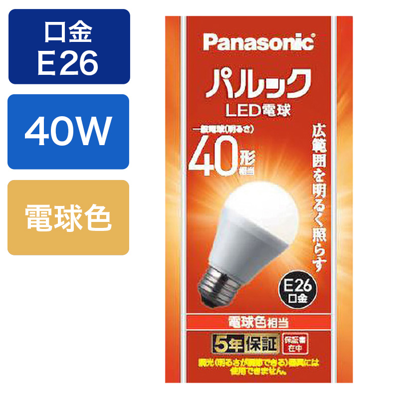 LED電球一般電球40W形相当電球色タイプ LDA4LGK4