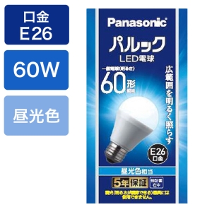 LED電球一般電球60W形相当昼光色タイプ LDA7DGK6