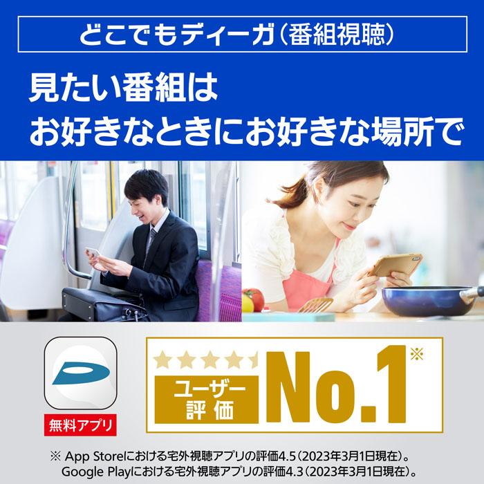 4K チューナー内蔵ディーガ DMR-4T103