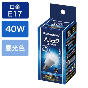 パルック LED電球 小型電球 40W型相当 昼光色タイプ LDA4DGE17SK4