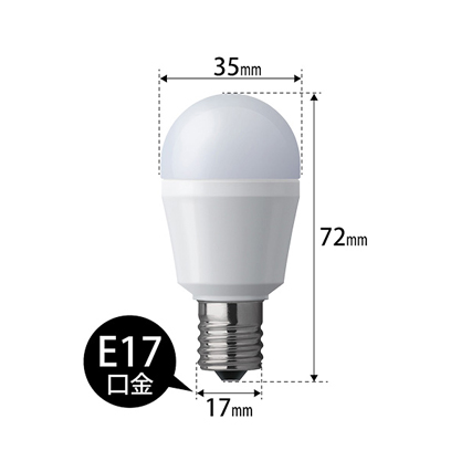 パルック LED電球 小型電球 40W型相当 昼光色タイプ LDA4DGE17SK4