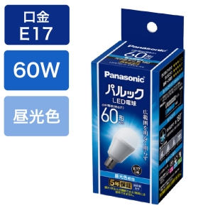 パルック LED電球 小型電球 6.9W型 昼光色タイプ LDA7DGE17SK6
