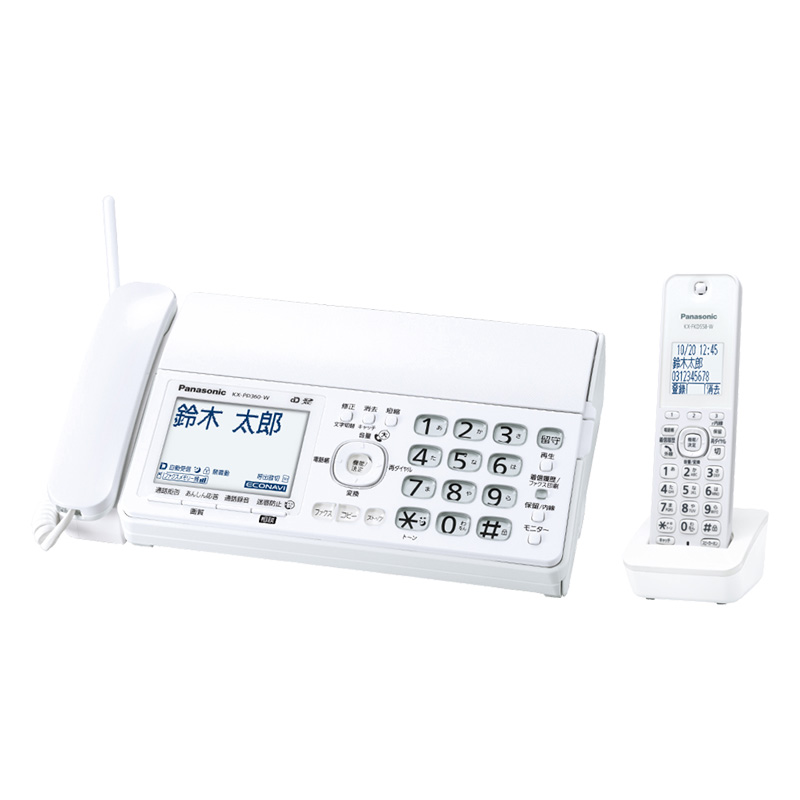 普通紙FAX KX-PD360DL-W