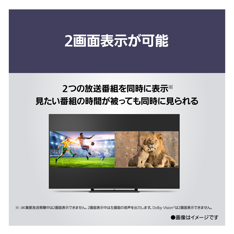55V型 4K液晶テレビ ビエラ TV-55W95B
