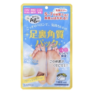 エブリユー 足裏角質パックAG グリーンシャボンの香り 1回分