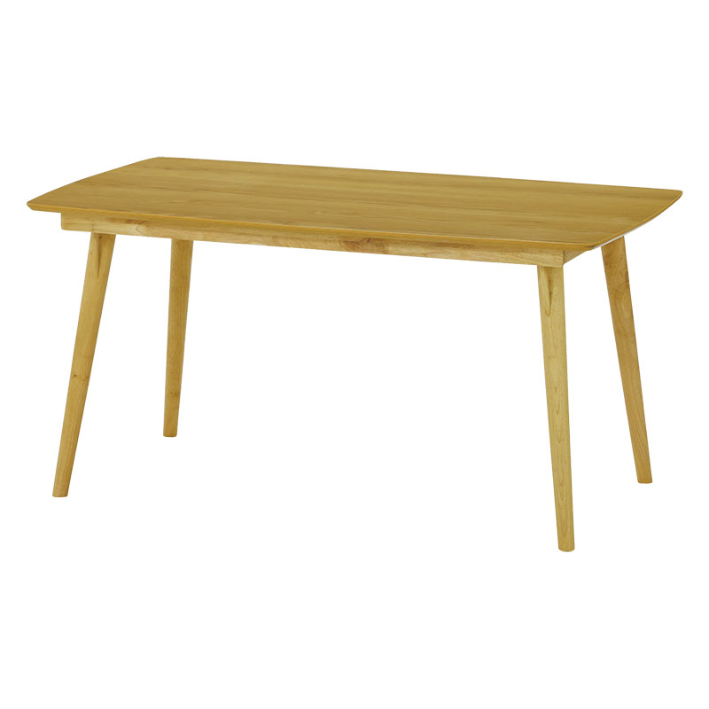 ■【関家具】ダイニングテーブル 幅140×奥行80×高さ70cm オーク