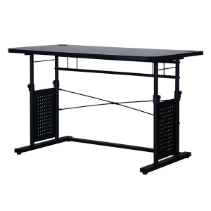 ■【関家具】ゲーミング昇降デスク CTG-D100 BK W100×D65×H68-95.5cm Contieaks(コンティークス) ブラック