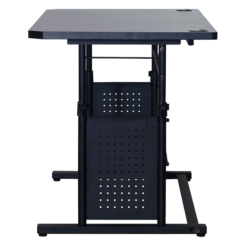 ■【関家具】ゲーミング昇降デスク CTG-D120 BK W120×D65×H68-95.5cm Contieaks(コンティークス) ブラック