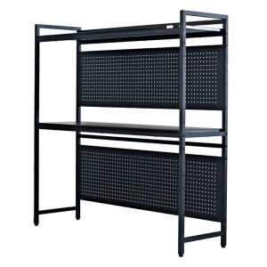 ■【関家具】ゲーミングラック セクターV3 W140×D40×H140cm Contieaks(コンティークス) ブラック