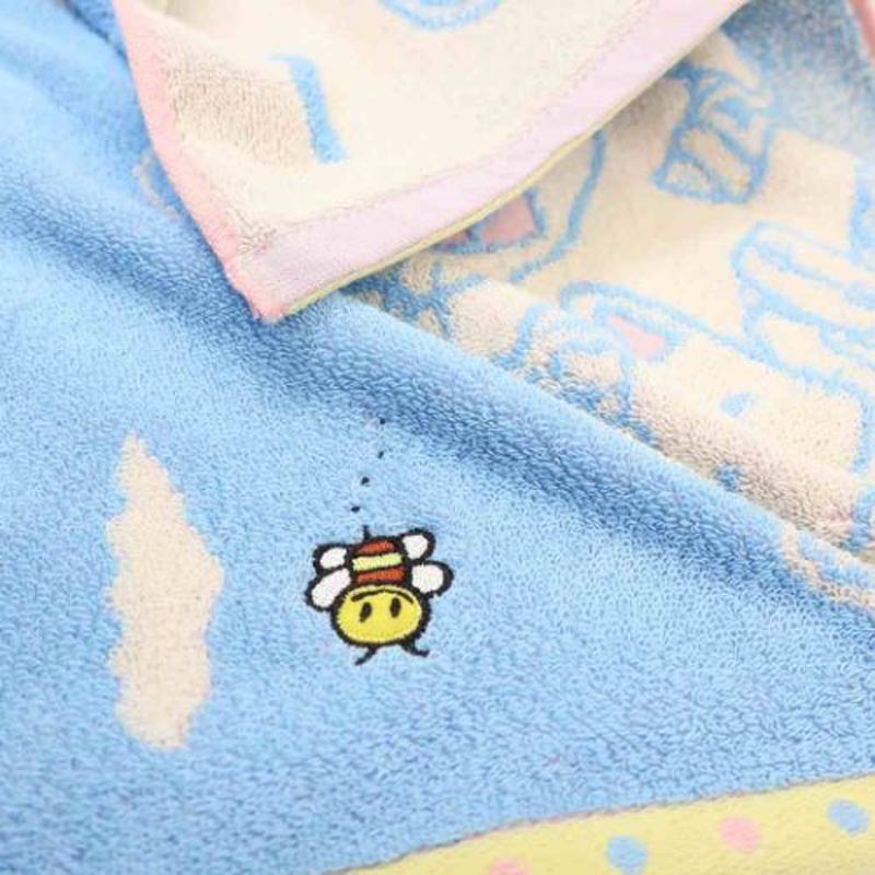 【お取り寄せ商品】ノンタン フェイスタオル ラララ 34×80cm ブルー