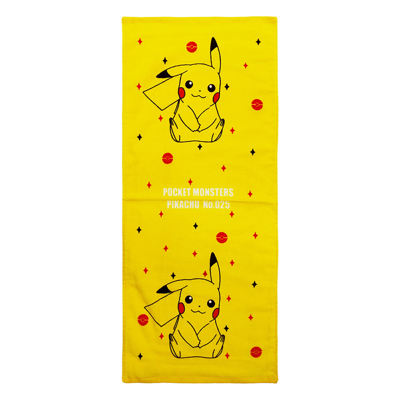 フェイスタオル ポケモン ピカチュウ 34×80cm