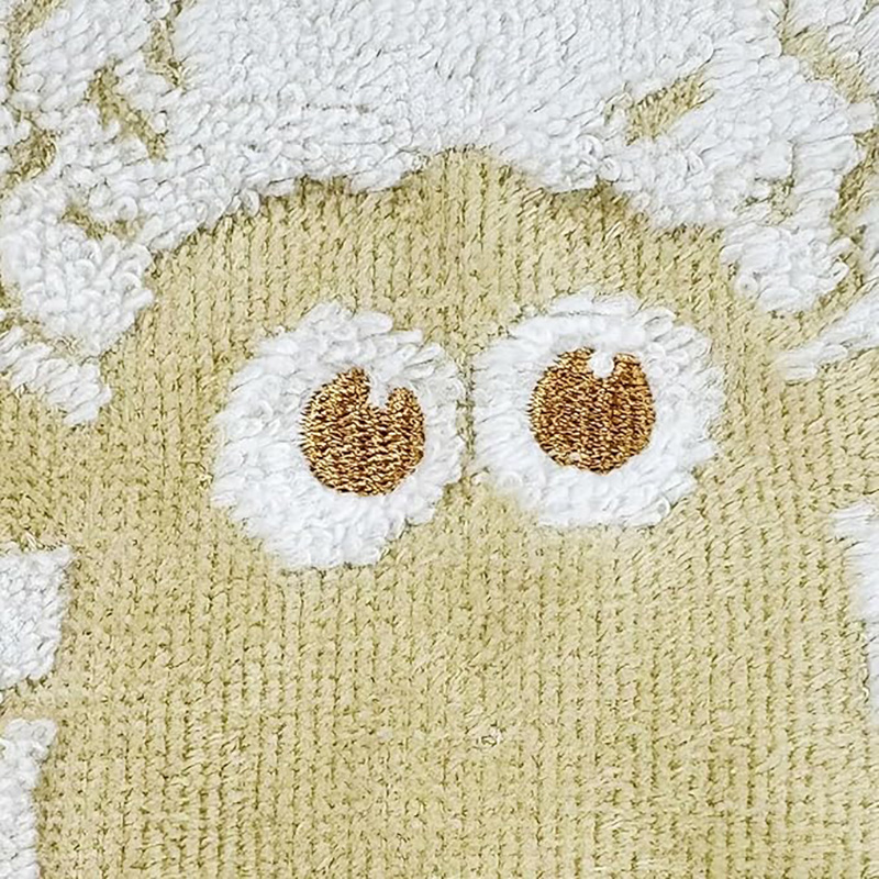 【お取り寄せ商品】ひつじのショーン ウォッシュタオル ルックアップ 34×35cm ベージュ