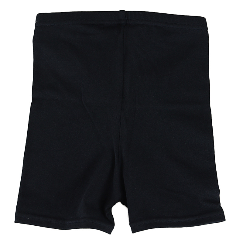 キッズ 黒ぱん綿無地ショート