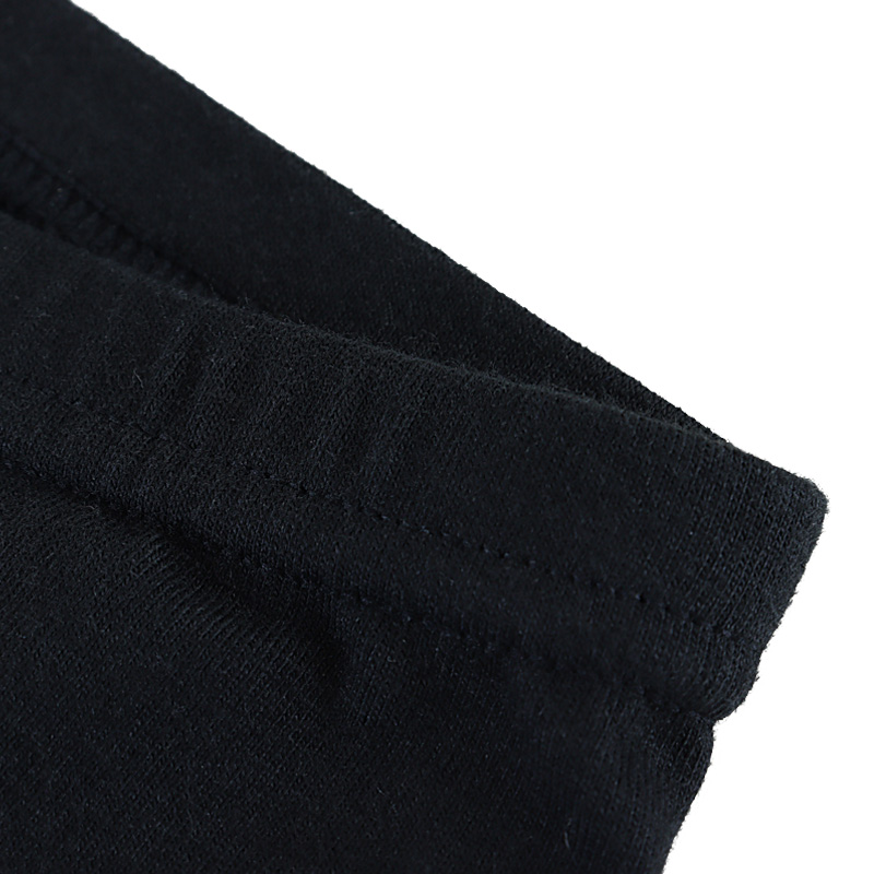 キッズ 黒ぱん綿無地ショート
