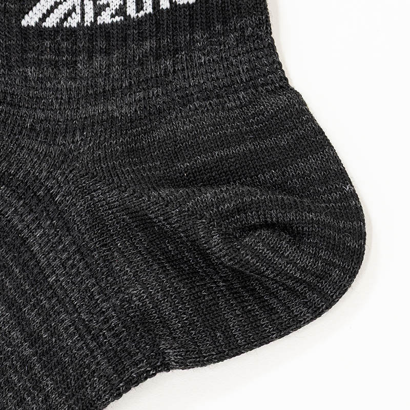 メンズ ミズノ WORK 強靭フィット 引揃 12cm丈 ダーク系 3足組
