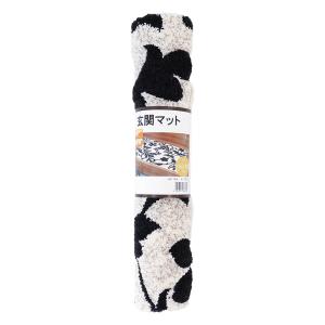 ウィルトン織り玄関マット ネム 60×90cm ブラック