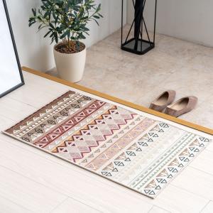 さらっとした風合いのインテリアマット アビー 50×80cm