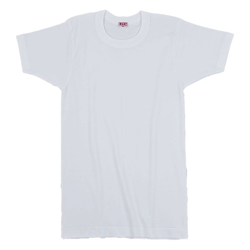BVD 丸首半袖Tシャツ M ホワイト