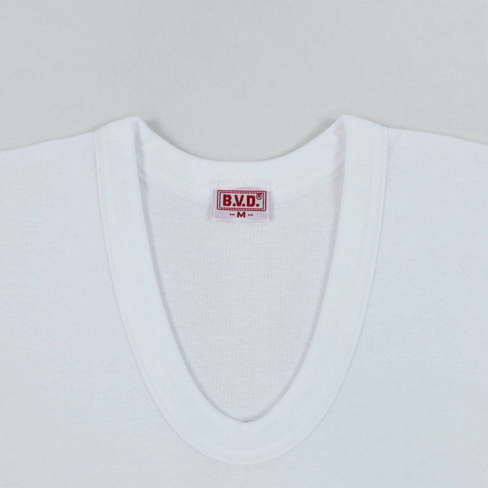 BVD U首半袖Tシャツ M ホワイト