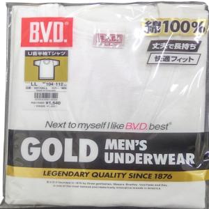 ＢＶＤＵ首半袖Ｔシャツ LL ホワイト