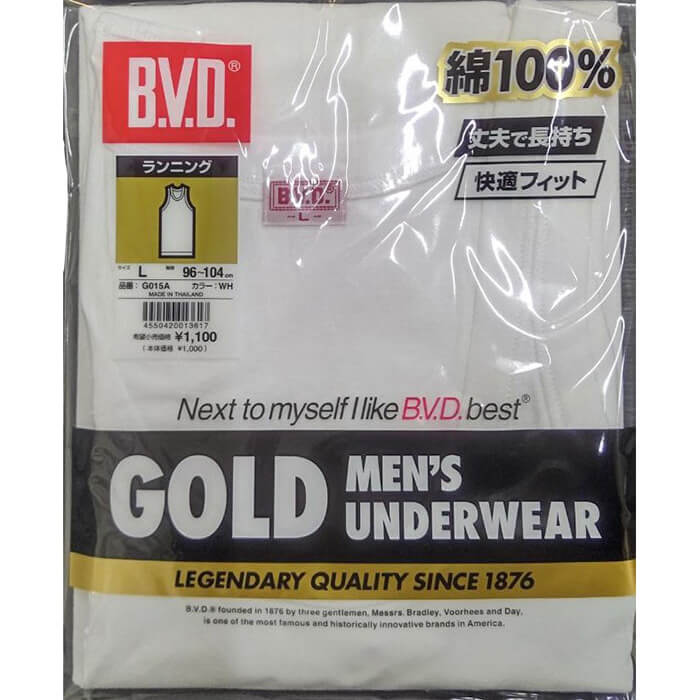 ＢＶＤランニング L ホワイト