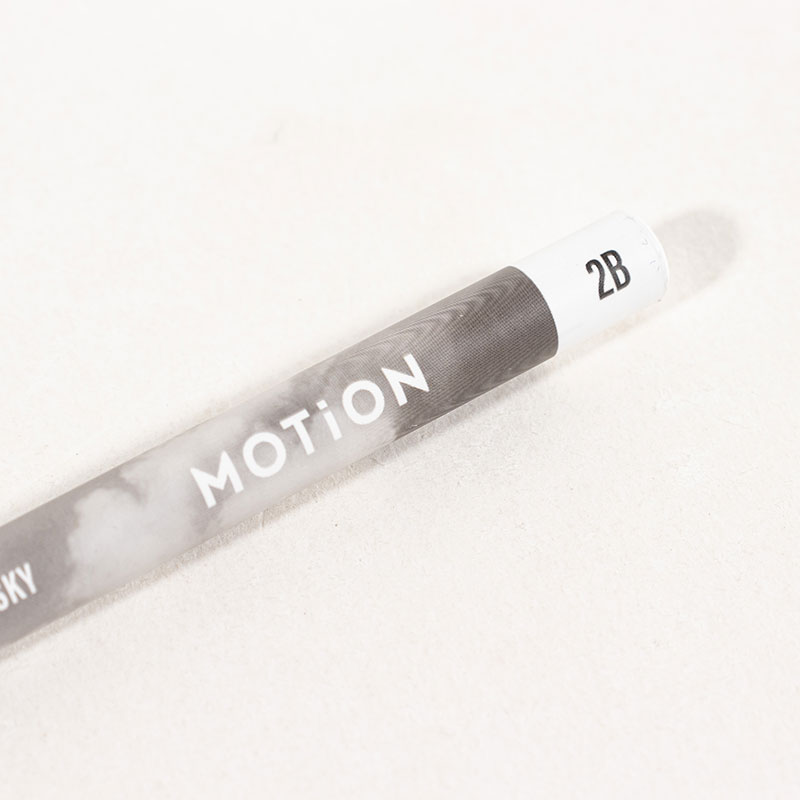 【アウトレット品】かきかた鉛筆 MOTiON 2B 226524 空 1本