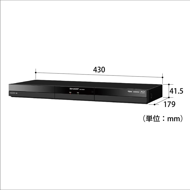 ブルーレイレコーダー 1TB AQUOS 2B-C10GW1